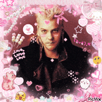 The Lost Boys Pink GIF