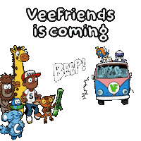 Come On My Way Sticker by VeeFriends