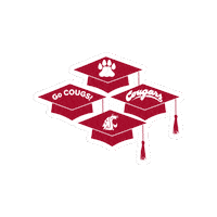 Washington State University Go Cougs Sticker by WSU Pullman