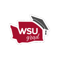 Washington State University Go Cougs Sticker by WSU Pullman
