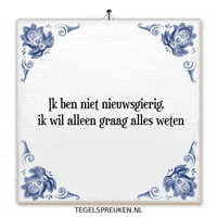 Wijsheid Interesse GIF by Tegelspreuken.nl