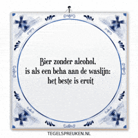 Humor Bier GIF by Tegelspreuken.nl