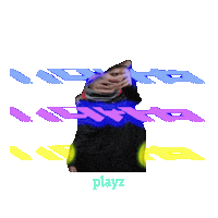 Glow Red Bull Sticker by Playz