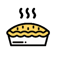 Apple Pie Sticker by neogardencatering