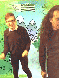 framebeta GIF by Republic Records Holiday Party GIFs