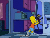 bart simpson snowball ii GIF