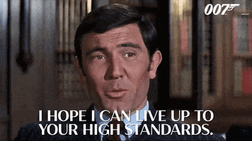 George Lazenby High Standards GIF by James Bond 007