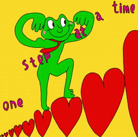 One Step At A Time Hearts GIF by Mypenleaks