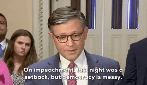 Mike Johnson Gop GIF by GIPHY News