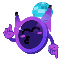 OneAnalog dance dancing crypto analog Sticker