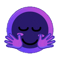 OneAnalog crypto hug analog blockchain Sticker