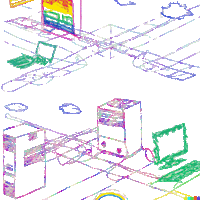 Bad Bunny Illustration Sticker by Canek