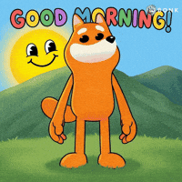 Yellow Sun Playing Outside GIF by BONK