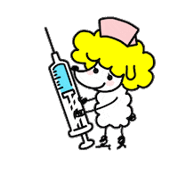 Dog 注射 Sticker