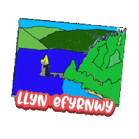 Lake Vyrnwy Sticker