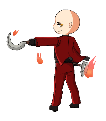 Lunime giphyupload fight anime fire Sticker