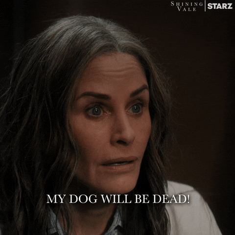 Courteney Cox Dog GIF by Shining Vale