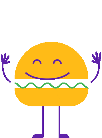 Burger Emotion Sticker by LightsON