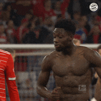 Alphonso Davies Running GIF by FC Bayern Munich
