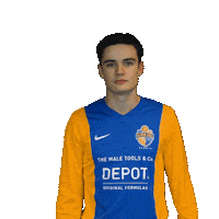 blauwgeel football voetbal veghel zaterdagvoetbal Sticker