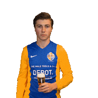 blauwgeel football voetbal veghel zaterdagvoetbal Sticker