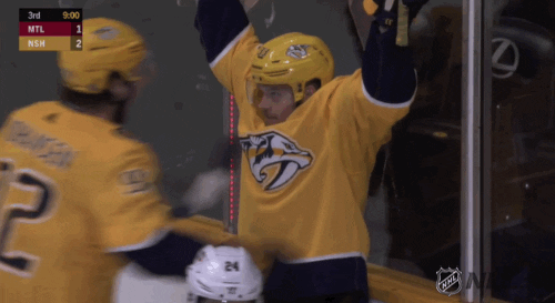 Happy Ice Hockey GIF by NHL