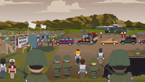 cars army GIF by South Park 