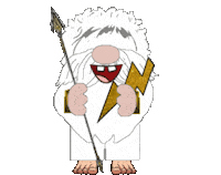 Father Sky Sticker