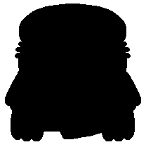 British Cat Sticker by sillynub