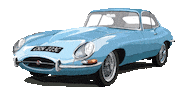carartbyemily car jaguar jag classic car Sticker