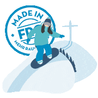 Mountains Snowboarding Sticker by mehralsduerwartest