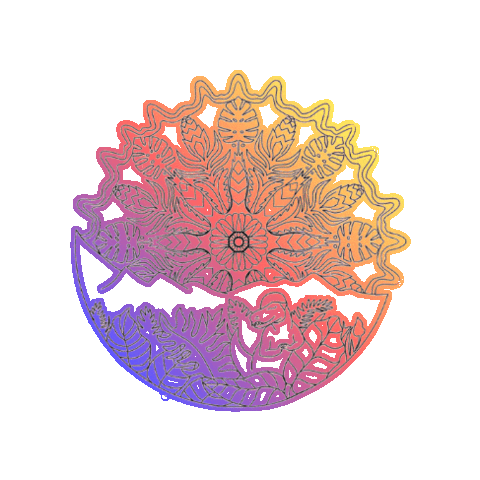 Yoga Mandala Sticker by DynoClimbDeland