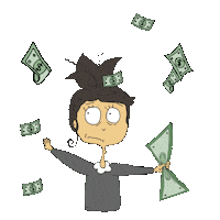 money world Sticker by Cachi