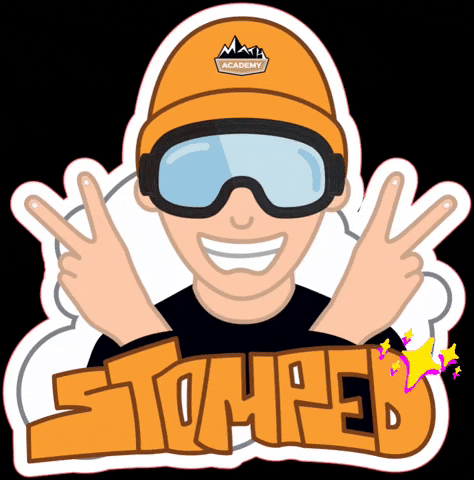 MathAcademy snowboard snowboarding abruzzo stomped GIF