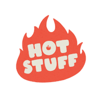 Hot Stuff Love Sticker