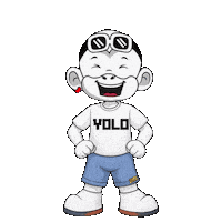 Lets Go Yolo Sticker by Zhot