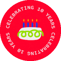 Happy Birthday Sticker by The Birthday Party Project