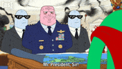Mr President Charlie GIF by Adult Swim