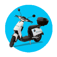 Pikyrent electric carsharing greenmobility scootersharing Sticker