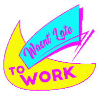 work work work work work 90s Sticker by Two Lane