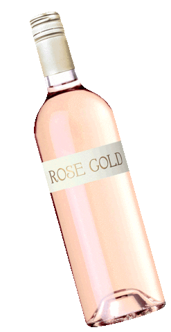RoseGoldWine giphyupload wine rose drinks Sticker