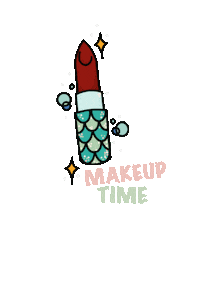 Marizaseitatattoo time makeup tattoo lipstick Sticker