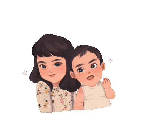Family Sister Sticker by Rafhi Dominic