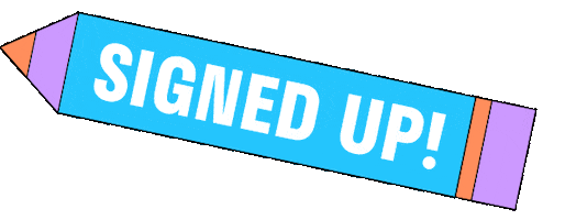 Pencil Sign Up Sticker by Later.com