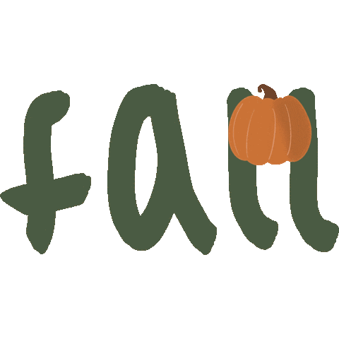 ncycreates fall pumpkin ncycreates Sticker