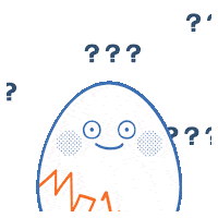 Confused What The Hell Sticker by M21.hk