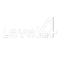 Level4Hair logo purple kapper paars Sticker