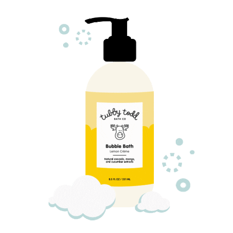 Beauty Bubbles Sticker by TubbyTodd