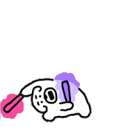 Dog Dancing Sticker by takadabear