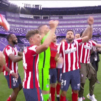 Celebration Madrid GIF by ElevenSportsBE